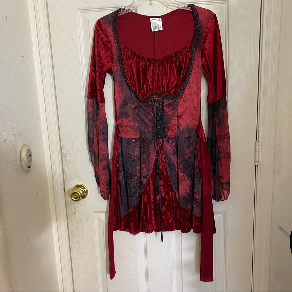 Red and Black Dress Costume